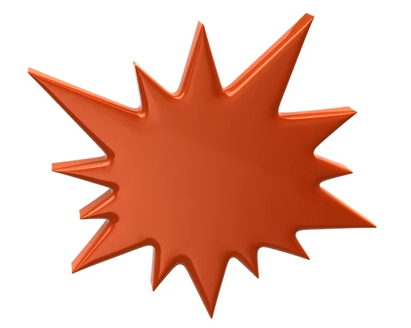 Bursting star icon — Stock Photo, Image