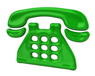 Yeşil telefon simgesi