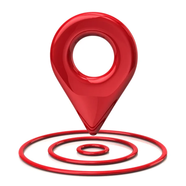 Red you are here icon — Stock Photo, Image