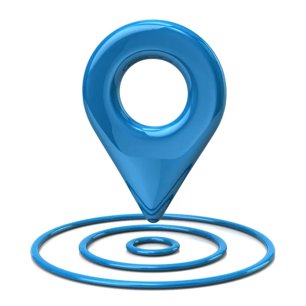Blue you are here icon — Stock Photo, Image
