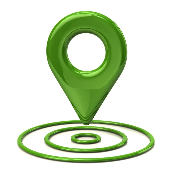 Green you are here icon — 스톡 사진