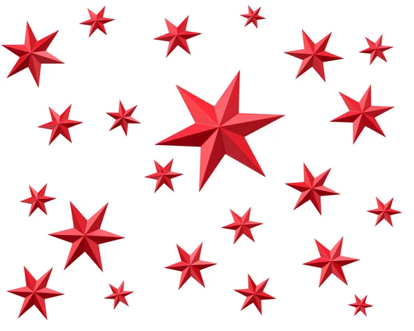 Background with red stars — Stock Photo, Image