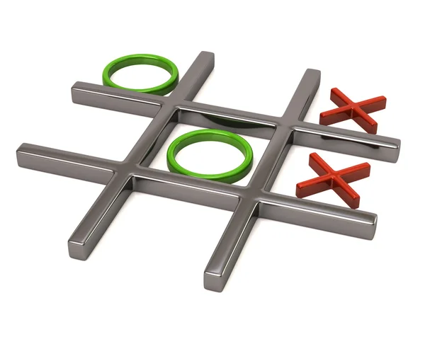 Tic tac toe game — Stock Photo, Image