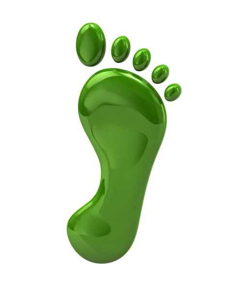 Fußabdruck, Fußabdruck-Symbol — Stockfoto