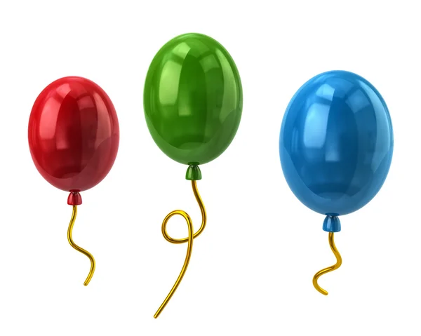 Conjunto de globos de colores —  Fotos de Stock