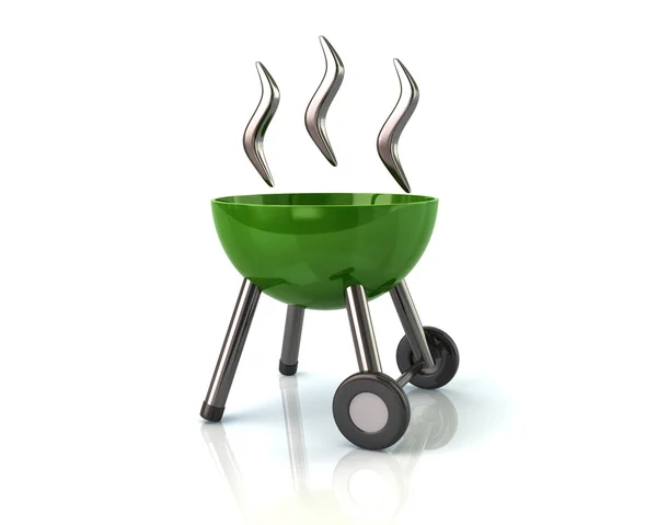 Gröna grill, grill symbol — Stockfoto