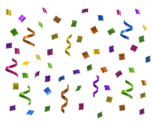 Colorful confetti background — Stock Photo, Image