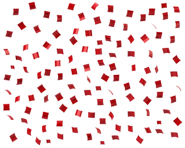 Red confetti background — Stock Photo, Image