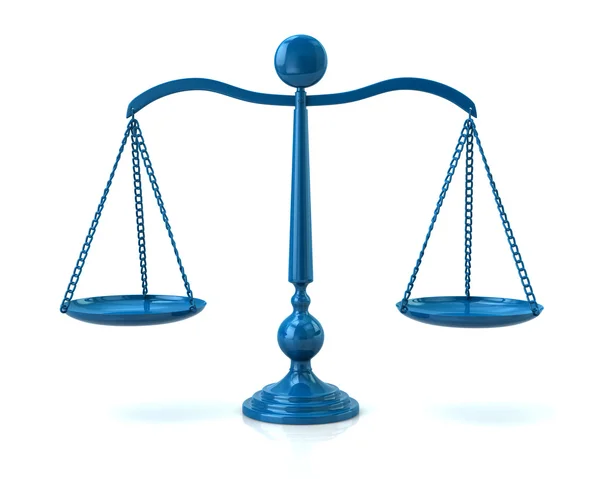 Blue measure scales icon — Stock Photo, Image