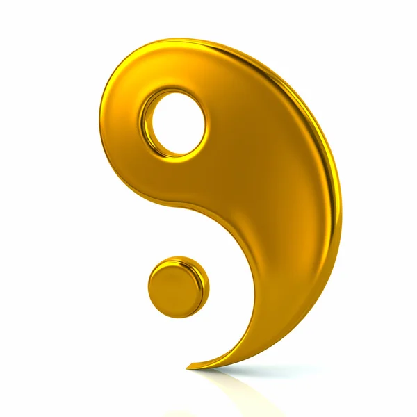 Yang ying oro símbolo —  Fotos de Stock