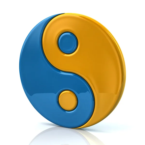 Ying yang szimbólum — Stock Fotó