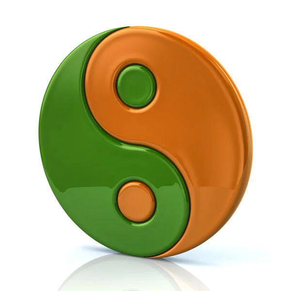 Ying yang symbool van harmonie en evenwicht — Stockfoto