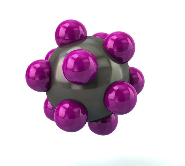 Símbolo de la molécula de ciencia — Foto de Stock