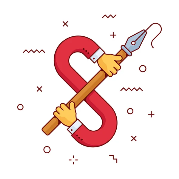 eller illüstrasyon vektör