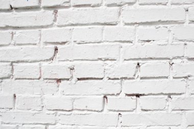 Beyaz tuğla duvar