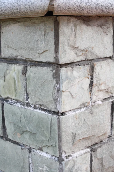 Kamenná zeď roh — Stock fotografie