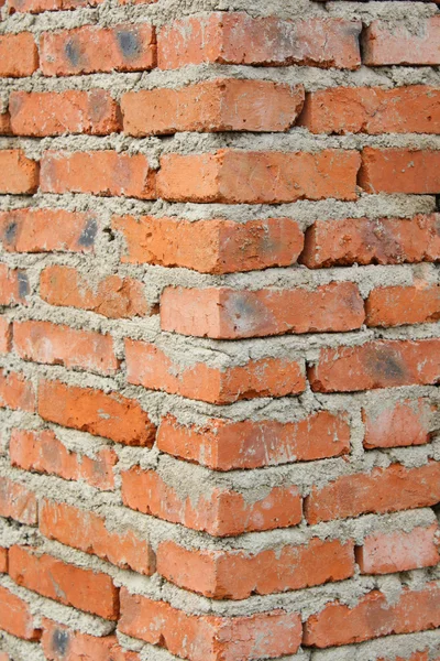 Canto da parede de tijolo — Fotografia de Stock