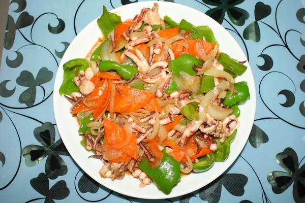 Seafood Stirfry — Stock Photo, Image