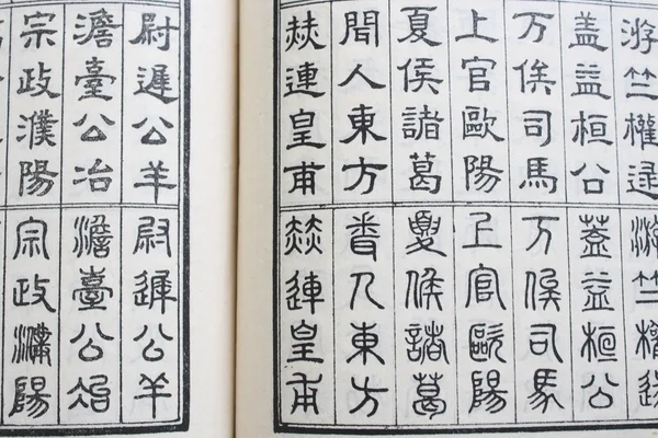 Livros antigos chineses — Fotografia de Stock