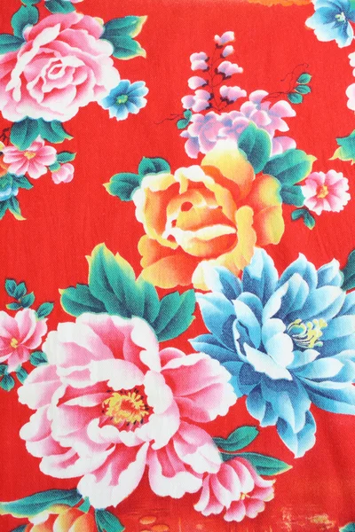 Peony pattern fabric