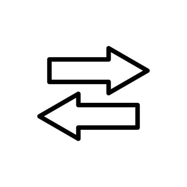 Veri dönüşüm çizgisi simgesi. Şablon vektörü tasarla