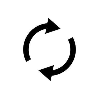 Veri dönüşüm simgesi. Şablon vektörü tasarla