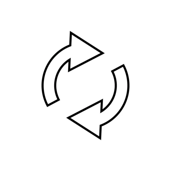 Icono Línea Transformación Datos Diseño Plantilla Vector — Archivo Imágenes Vectoriales