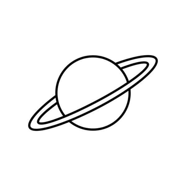 Піктограма Лінії Планет Освітній Символ Простий Дизайн Який Можна Редагувати — стоковий вектор
