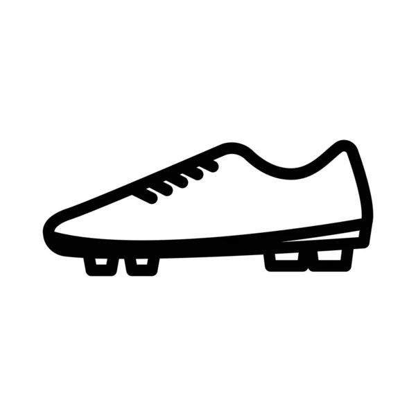 Ikone Der Fußballschuhlinie Einfache Illustration Mobiles Konzept Und Web Design — Stockvektor