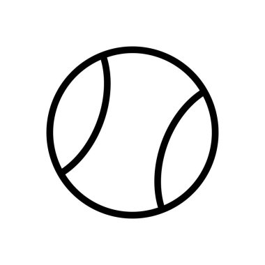 Top çizgisi simgesi. Masa tenisi ikonu. Basit dizayn edilebilir. Şablon vektörü tasarla