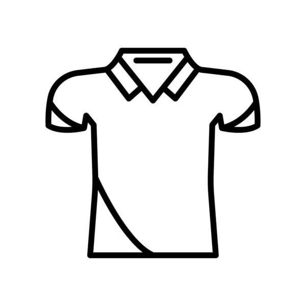 Tafeltennis Uniform Lijn Icoon Eenvoudig Ontwerp Bewerkbaar Ontwerpsjabloon Vector — Stockvector