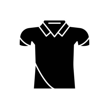 Masa tenisi forması ikonu. Basit dizayn edilebilir. Şablon vektörü tasarla