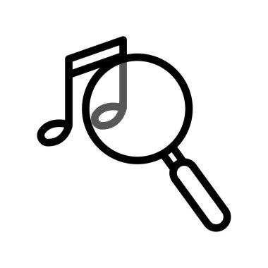 Ses tonuyla arama çizgisi simgesi. Ton arama simgesi. Basit bir çizim. mobil konsept uygulama hattı simgesi ve web tasarımı. Düzenlenebilir felç. Şablon vektörü tasarla