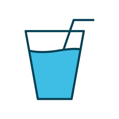 Lineal renk ikonu iç. Düzenlenebilir felç. Şablon vektörü tasarla