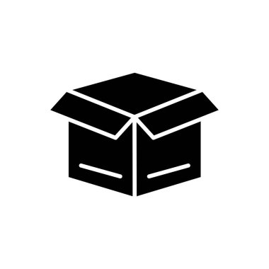 Kutu satırı simgesini aç. Düzenlenebilir felç. Şablon vektörü tasarla