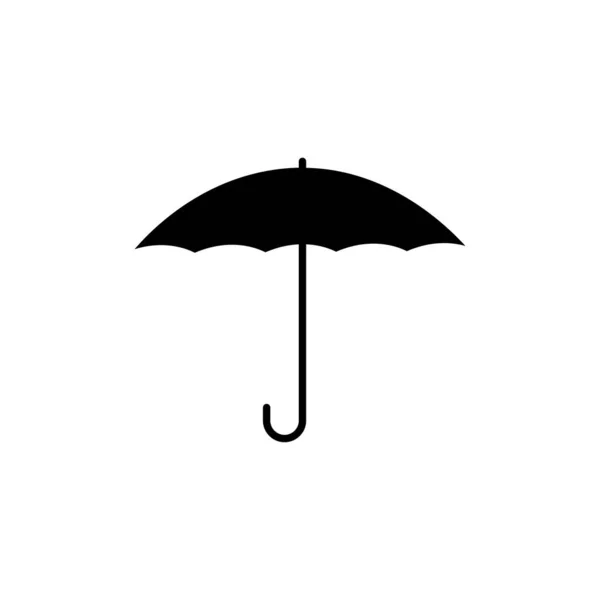 Şemsiye Simgesi Düzenlenebilir Felç Şablon Vektörü Tasarla — Stok Vektör