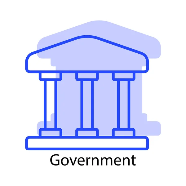 Government Icon Icon Can Used Application Icon Web Icon Infographics — Stock Vector