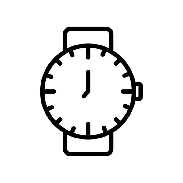 Icono Relojes Contorno Icono Estilo Ilustración Simple Derrame Cerebral Diseño — Archivo Imágenes Vectoriales