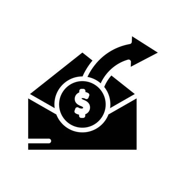 Ícone Mensagem Marketing Símbolo Comercial Ilustração Simples Avc Editável Modelo —  Vetores de Stock