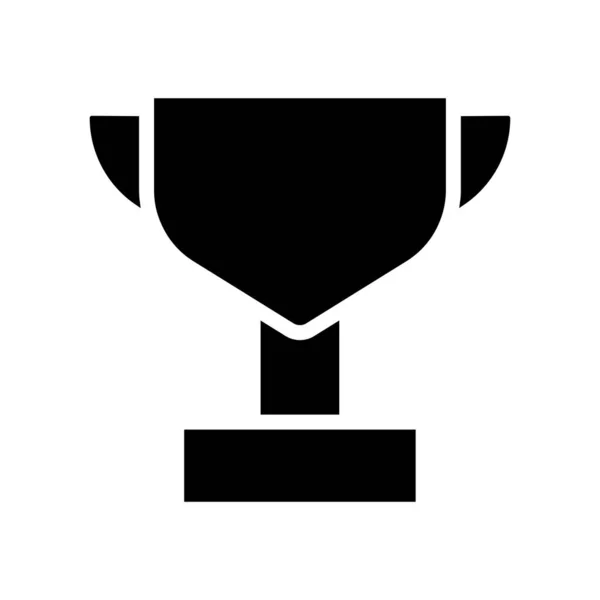 Trophy Icon Champion Winner Simple Illustration Editable Stroke Design Template — Stock Vector