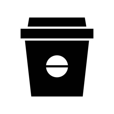 Kahve kupası ikonu. Şablon vektörü tasarla