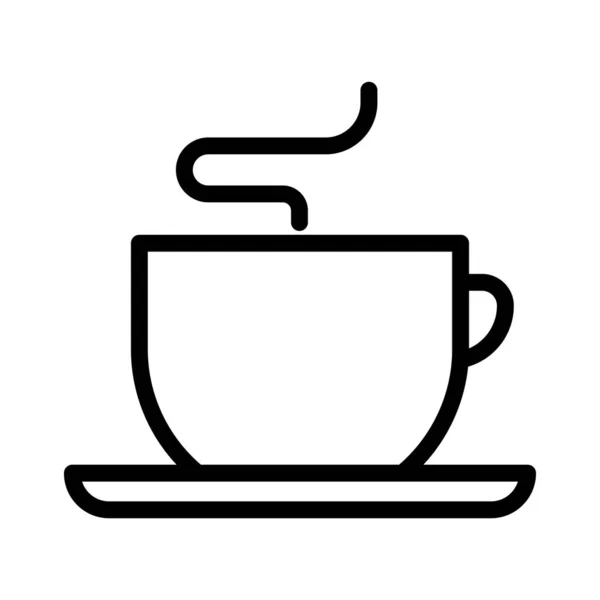 Koffie Beker Icoon Ontwerpsjabloon Vector — Stockvector