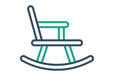 Emeklilik ikonu. çizgi simgesi tarzı. İşle ilgili bir ikon. fayda elemanları vektör illüstrasyonu