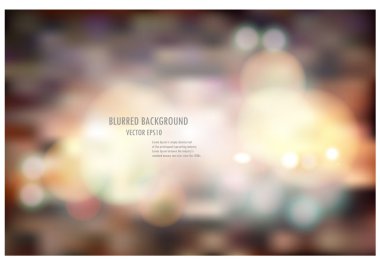 Abstract blur bokeh light soft color background.