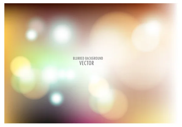 Bokeh lumière fond de couleur douce . — Image vectorielle