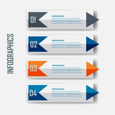 Modern tasarım Infographic şirketi element.vector Illustrator tasarım arka plan şablonu.