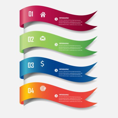 Modern tasarım Infographic şirketi element.vector Illustrator tasarım arka plan şablonu.