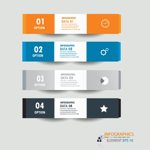 Modernes design infografik label element.vector illustrator design hintergrundvorlage. — Stockvektor