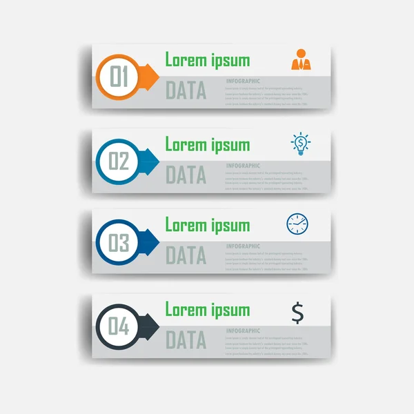 Moderní design infographic label element.vector ilustrátor šablona návrhu pozadí. — Stockový vektor