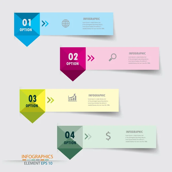 Moderní design infographic label element.vector ilustrátor šablona návrhu pozadí. — Stockový vektor